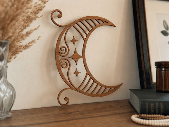 Download Crescent Moon Wall Hanging with Moon - Premium Resources