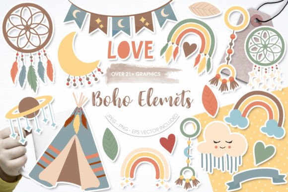 Download Boho Elements - Boho elements Collection