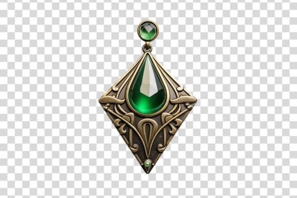 Download Green Amulet 2 Isolated - Green Collection
