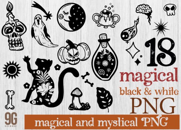 Download 18 Magical and Mystical Boho Elements - Boho elements Collection