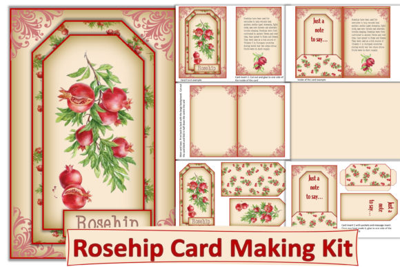 Download Shabby Chic Card Making Kit Rosehips - Card Collection