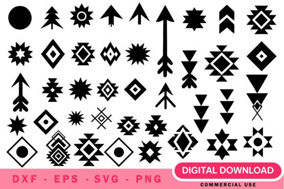 Download Southwestern Boho Elements SVG - Boho elements Collection